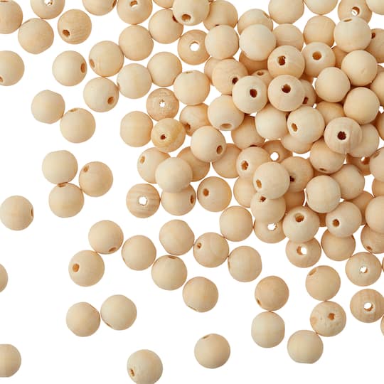 Wood Round Craft Beads, 11mm by Bead Landing™
